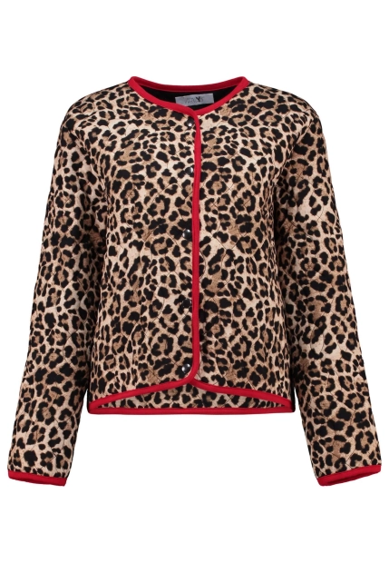 PIKOWANA KURTKA DAMSKA ZAPINANA NA ZATRZASKI HAILYS EMK-230083