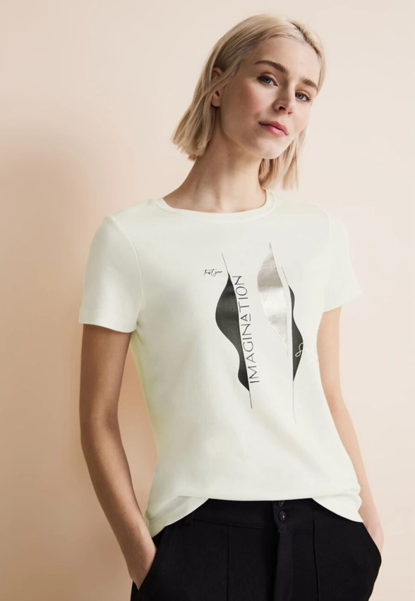 T-SHIRT DAMSKI Z NADRUKIEM STREET ONE 1 320899