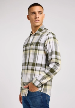 KOSZULA MĘSKA Z DŁUGIM RĘKAWEM W KRATĘ LEE 112349941