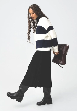 PLISOWANA SPÓDNICA DZIANINOWA DAMSKATIFFOSI 10061604