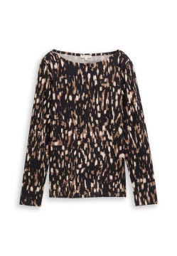 T-SHIRT DAMSKI Z DŁUGIM RĘKAWEM TOM TAILOR 1049182