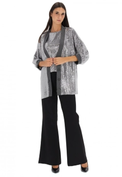 MARYNARKA DAMSKA Z CEKINAMI EKS 94896