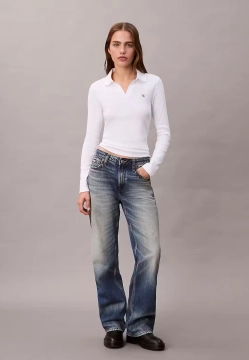 POLO DAMSKIE Z DŁUGIM RĘKAWEM CALVIN KLEIN LV047E203G