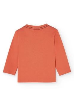 T-SHIRT CHŁOPIĘCY Z DŁUGIM RĘKAWEM BOBOLI 326001