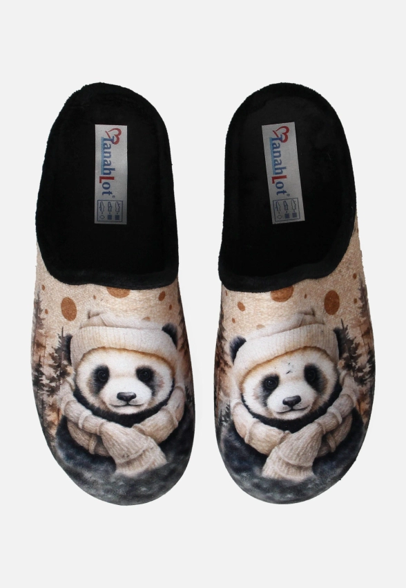 PANTOFLE DAMSKIE Z NADRUKIEM TANAHLOT II5554736