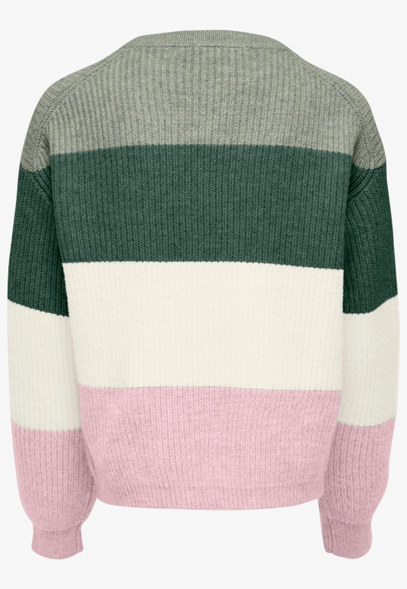 SWETER DZIEWCZĘCY W PASY ONLY 15207169