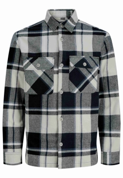 KOSZULA MĘSKA Z DŁUGIM RĘKAWEM W KRATĘ  JACK & JONES 12286804