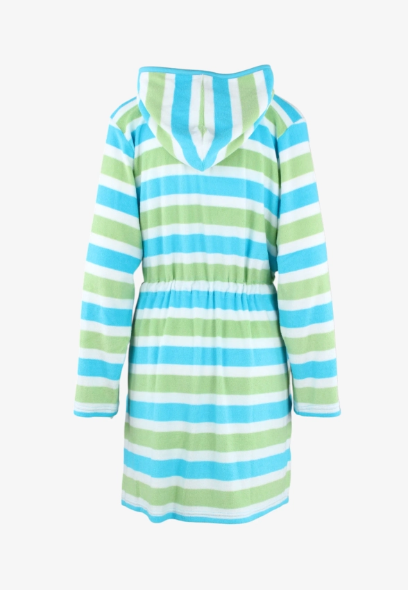 SZLAFROK DAMSKI FROTEE Z KAPTUREM ZAPINANY NA ZAMEK BŁYSAKWICZNY COMTESSA 251402