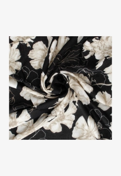 SZAL DAMSKI W KWIATOWY WZÓR Z WISKOZY S-113118