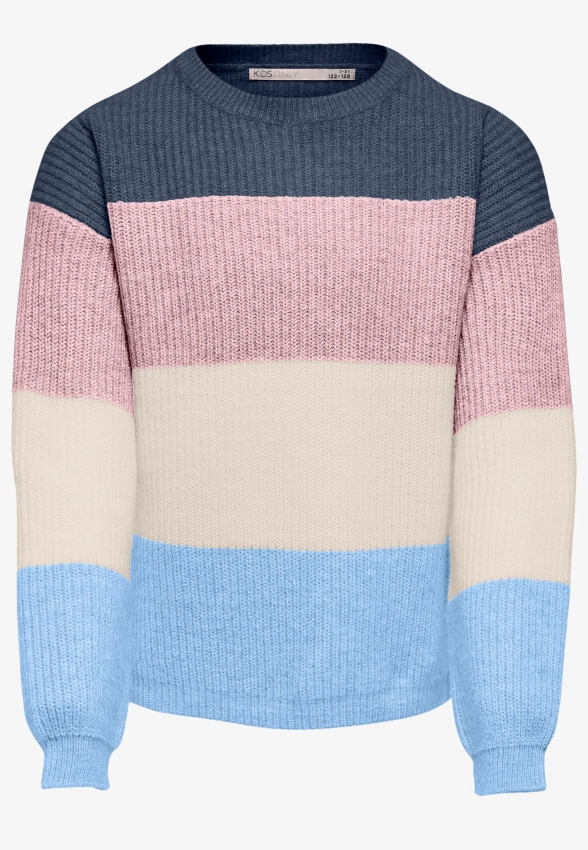 SWETER DZIEWCZĘCY W PASY ONLY 15207169