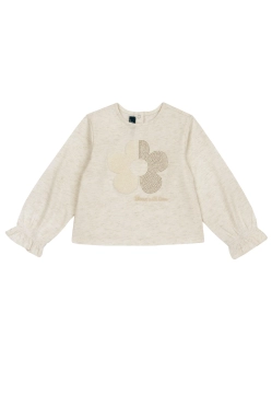 T-SHIRT DZIEWCZĘCY Z DŁUGIM RĘKAWEM CHICCO 100062