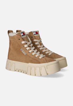 OCIEPLANE BOTKI DAMSKIE NA PLATFORMIE TOMMY JEANS EN0EN02894