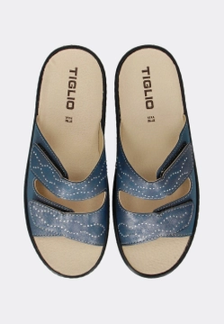 PANTOFLE DAMSKIE NA RZEPY TIGLIO 2713