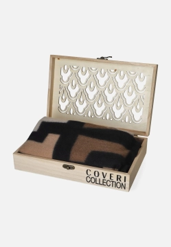 SZAL DAMSKI Z GEOMETRYCZNYM WZOREM I FRĘDZLAMI COVERI COLLECTION 252701