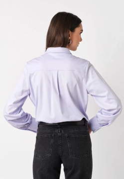 DŻERSEJOWA KOSZULA DAMSKA Z DŁUGIM RĘKAWEM DESOTO 61299-2