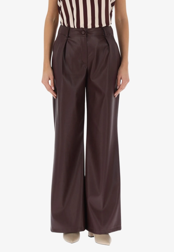 SPODNIE DAMSKIE ZE SKÓRY EKOLOGICZNEJ TU PER TU T1026 Q01