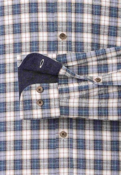 KOSZULA MĘSKA W KRATĘ Z DŁUGIM RĘKAWEM CASAMODA 454488300