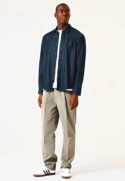 JEANSOWA KOSZULA MĘSKA Z DŁUGIM RĘKAWEM GARCIA JEANS I51285