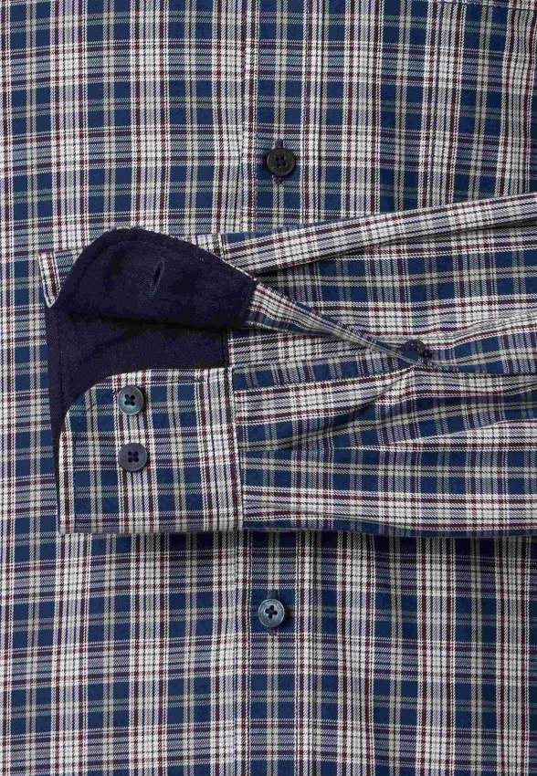 KOSZULA MĘSKA Z DŁUGIM RĘKAWEM W KRATĘ CASA MODA 454486200