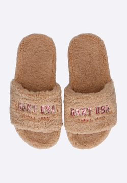 PANTOFLE DAMSKIE OCIEPLANE SZTUCZNYM FUTERKIEM GANT 25599425