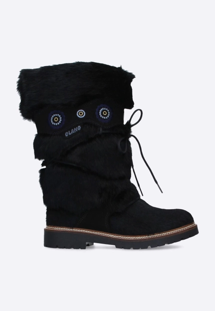 ŚNIEGOWCE DAMSKIE Z NATURALNEGO FUTRA OLANG ARTIKBTX