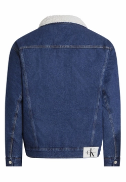 JEANSOWA KURTKA MĘSKA Z KOŻUSZKIEM CALVIN KLEIN J30J323905