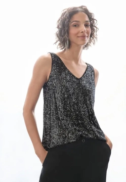 TOP DAMSKI Z CEKINAMI STREET ONE 5 345219