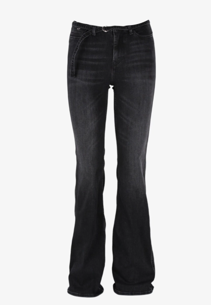 JEANSY DAMSKIE Z ROZKLOSZOWANĄ NOGAWKĄ GAS B0857