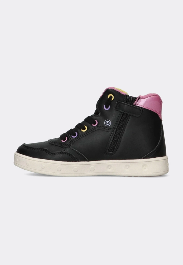 SNEAKERSY DZIEWCZĘCE ZA KOSTKĘ GEOX J368WC 054AS