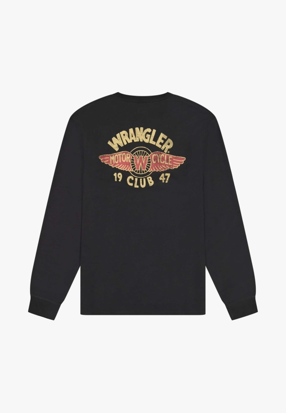 T-SHIRT Z DŁUGIM RĘKAWEM MĘSKI WRANGLER 112371470