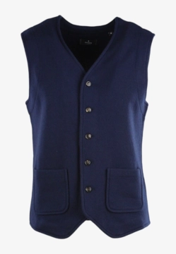 WEŁNIANA KAMIZELKA MĘSKA ZAPINANA NA GUZIKI RAGMAN 886888