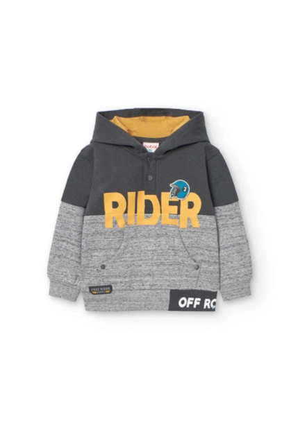 BLUZA CHŁOPIĘCA Z KAPTUREM BOBOLI 319058