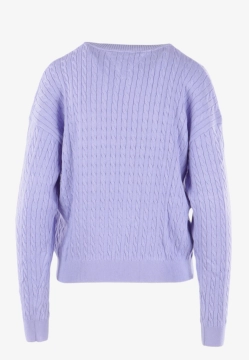 SWETER DZIEWCZĘCY Z WARKOCZOWYM SPLOTEM TOMMY HILFIGER KG0KG08848