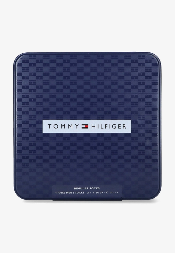 SKARPETY WYSOKIE 4 PARY W PUDEŁKU PRODUCENTA TOMMY HILFIGER 701235375C