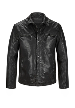 SKÓRZANA KURTKA MĘSKA MILESTONE 411069 60385