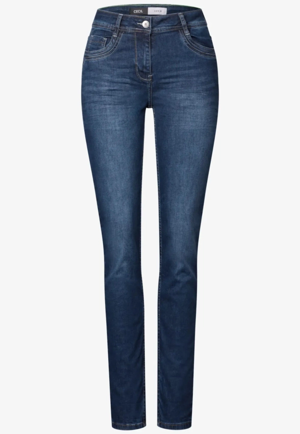 SPODNIE DAMSKIE JEANSY CECIL 3 378895TORON