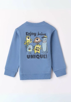 BLUZA CHŁOPIĘCA Z NADRUKIEM I DO 8211