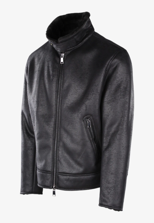 KRÓTKI KOŻUCH MĘSKI Z ZAMKIEM BŁYSKAWICZNYM ASKOT SPORT 15220123