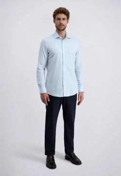 KOSZULA MĘSKA Z DŁUGIM RĘKAWEM W PASY PIERRE CARDIN C6 11004 0519