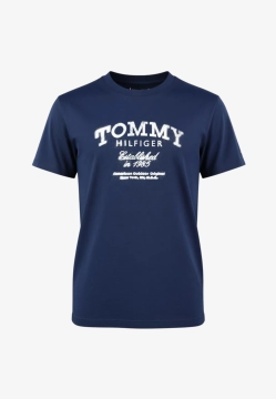 T-SHIRT CHŁOPIĘCY Z KRÓTKIM RĘKAWEM Z LOGO TOMMY HILFIGER KB0KB10055