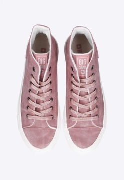 TRZEWIKI DAMSKIE ZE SKÓRY EKOLOGICZNEJ ZA KOSTKĘ EE274113 BIG STAR EE274113