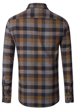 KOSZULA MĘSKA W KRATĘ Z DŁUGIM RĘKAWEM CASAMODA 444309700