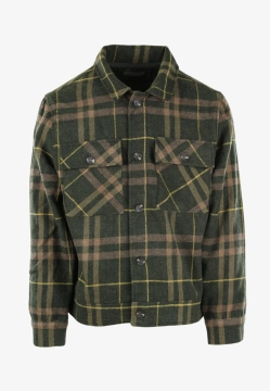 KURTKA KOSZULOWA MĘSKA Z DOMIESZKĄ WEŁNY I WISKOZY CONSENSO 4752725