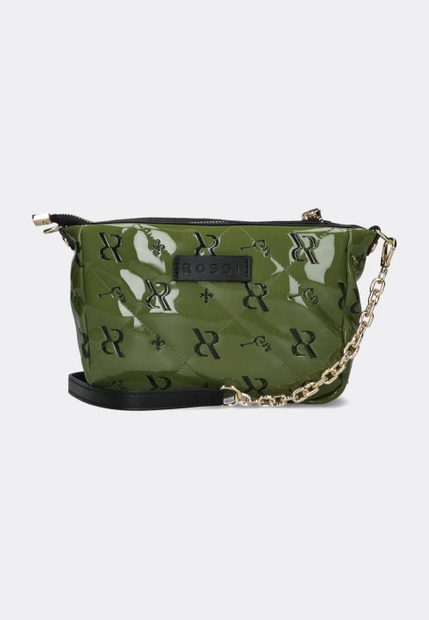 MAŁA TOREBKA DAMSKA ZE SKÓRY LAKIEROWANEJ ROSSI FIRENZE PL25