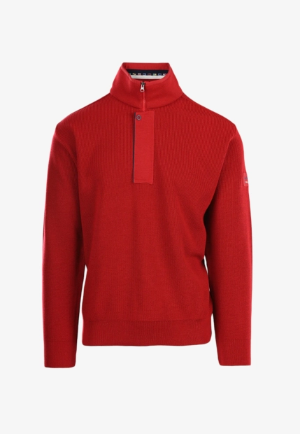 SWETER MĘSKI Z DOMIESZKĄ WEŁNY SAIL EXP 82084