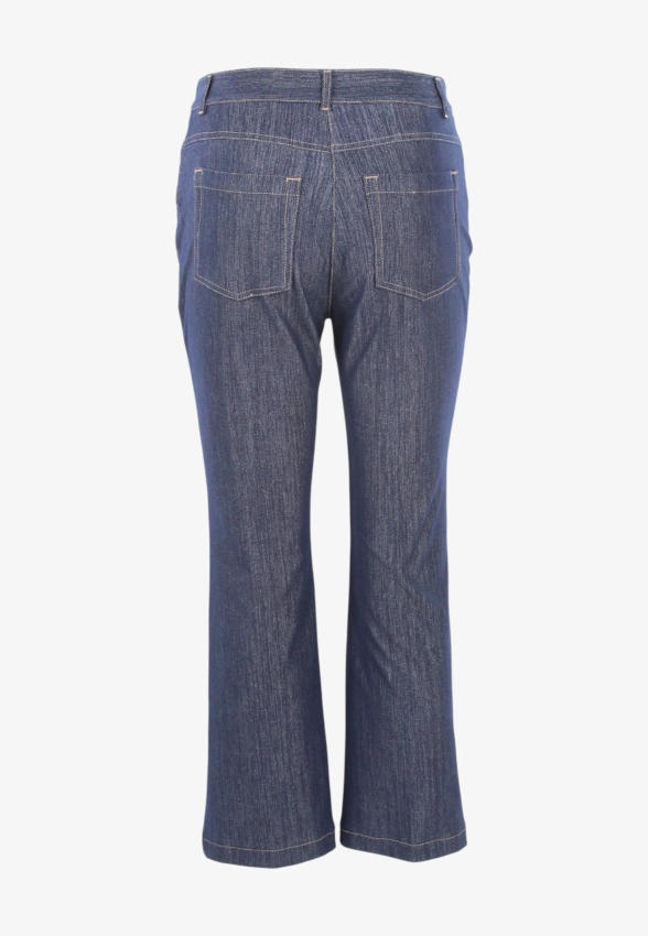 SPODNIE DAMSKIE Z JERSEYU O WYGLĄDZIE JEANSU  PENNYBLACK DUELLO