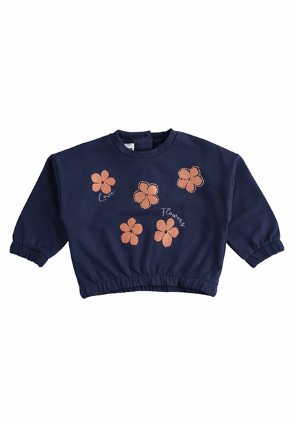 BLUZA DZIEWCZĘCA WYKOŃCZONA ŚCIĄGACZAMI iDO 4 5569