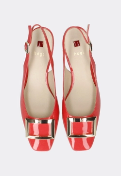 ELEGANCKIE CZÓŁENKA DAMSKIE Z ODKRYTĄ PIĘTĄ HOGL 7-104124