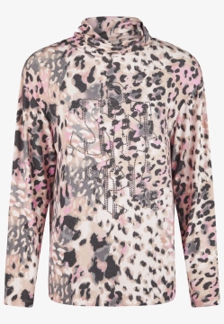 WZORZYSTY GOLF DAMSKI Z WISKOZY BARBARA LEBEK 37180052