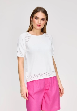 SWETER DAMSKI Z KRÓTKIM RĘKAWEM ANCORA SAGA